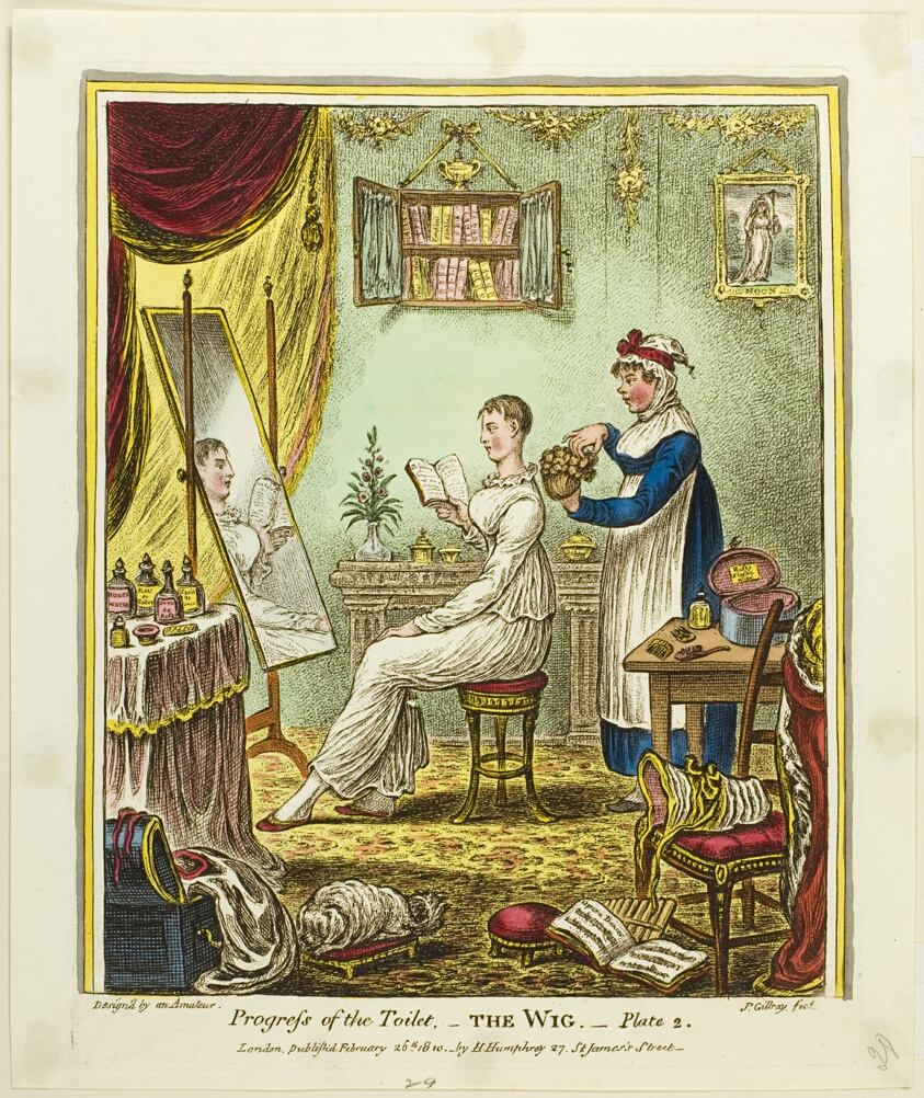 The Wig, plate two from Progress of the Toilet