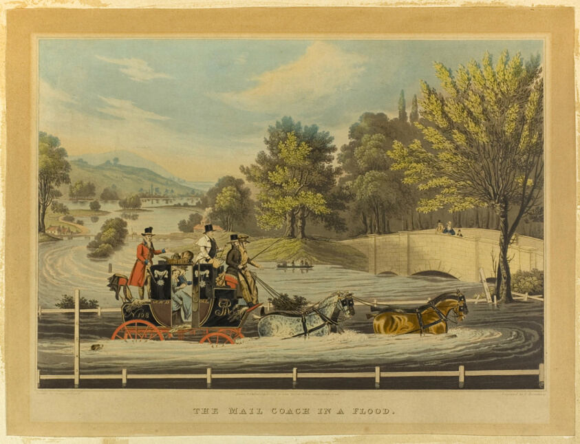The Mail Coach in a Flood