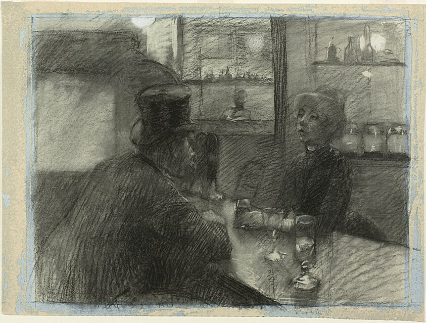 Bar of the Café of the rue de Rome