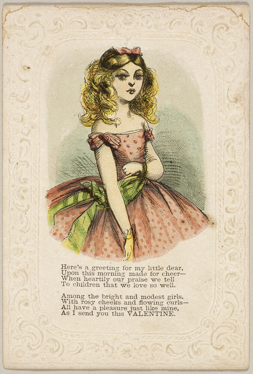 Here's a Greeting for My Little Dear (valentine)