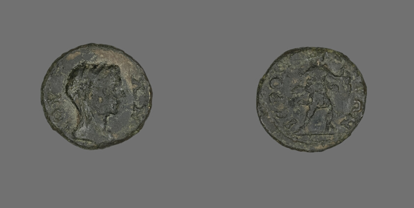 Coin Depicting a Head