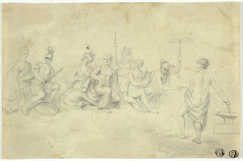 Assembly of Gods and Goddesses on Mount Olympus
