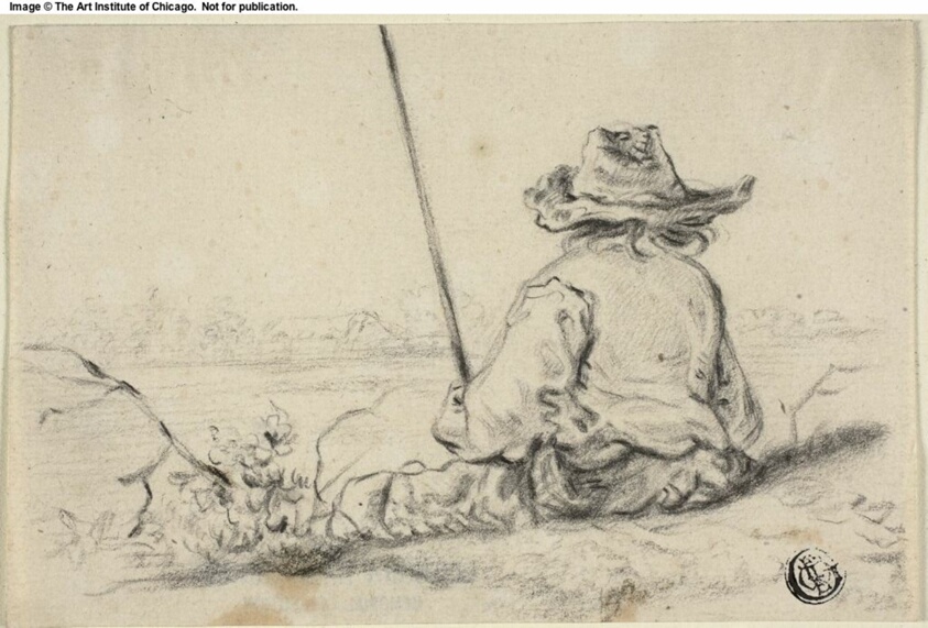 Fisherman on Bank