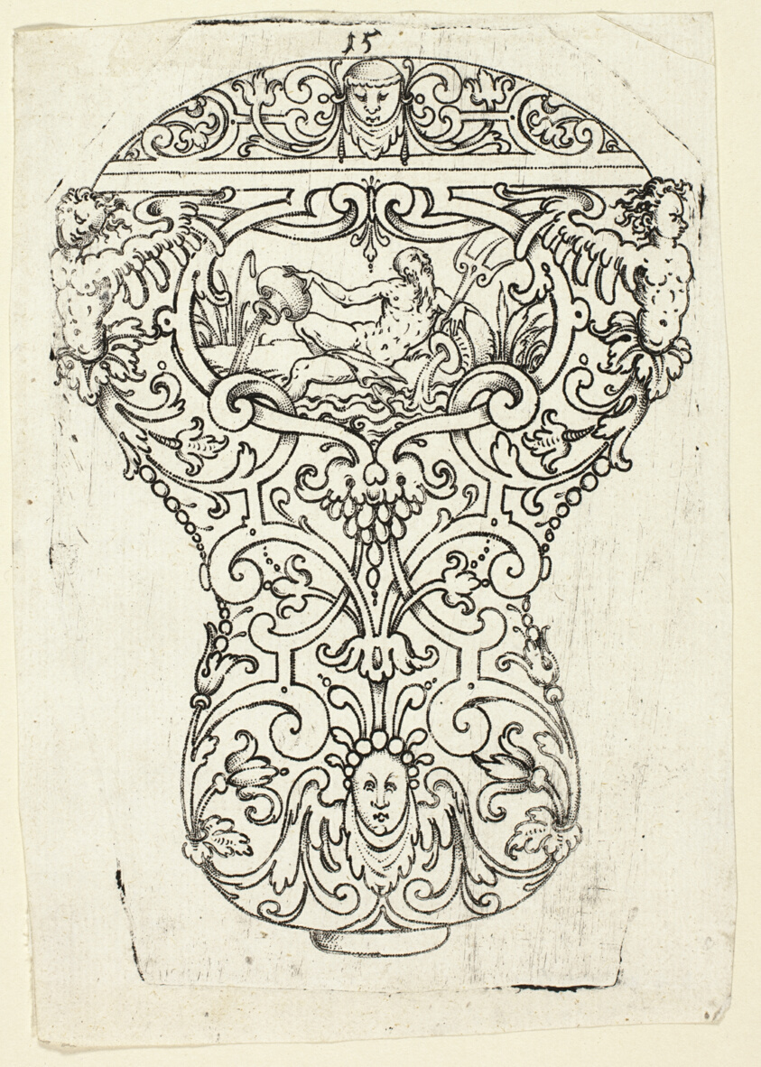 Plate 15, from twenty ornamental designs for goblets and beakers