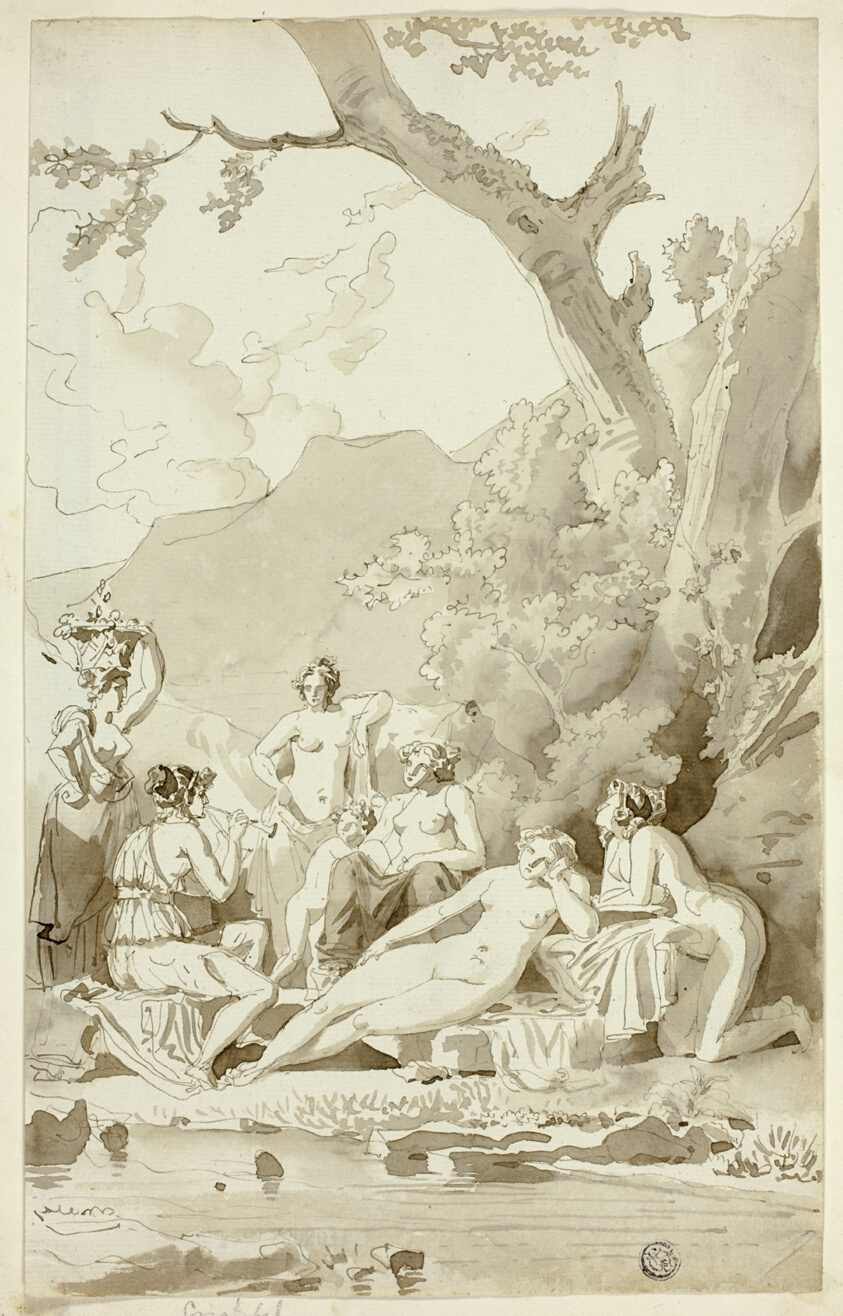 Nymphs in a Wooded Grove