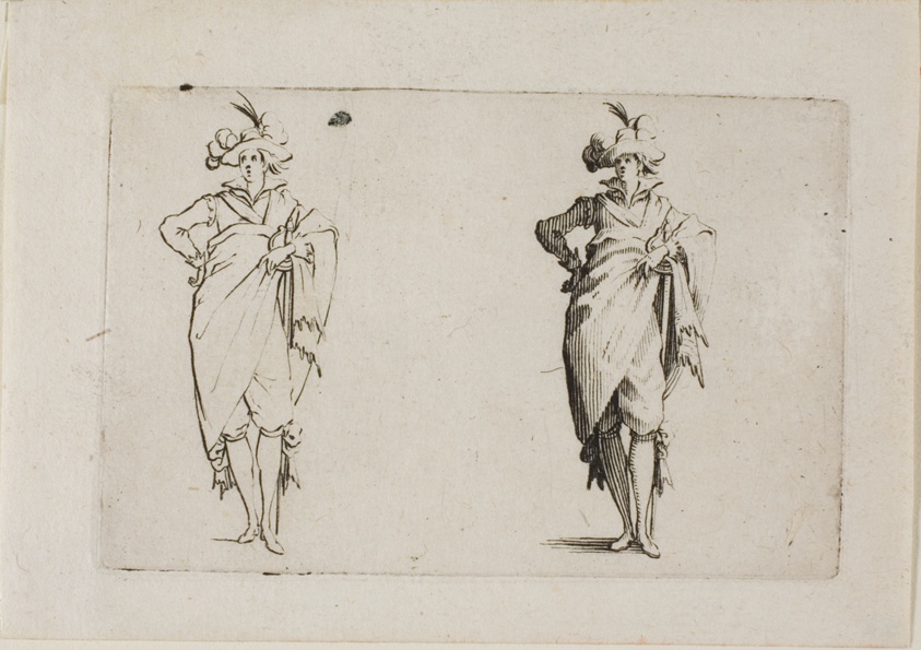 The Gentleman Seen from the Front, with his Right Hand on his Hip, from The Caprices