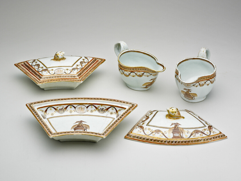 Two Sauceboats and Two Covered Tureens from the Washington Memorial Service