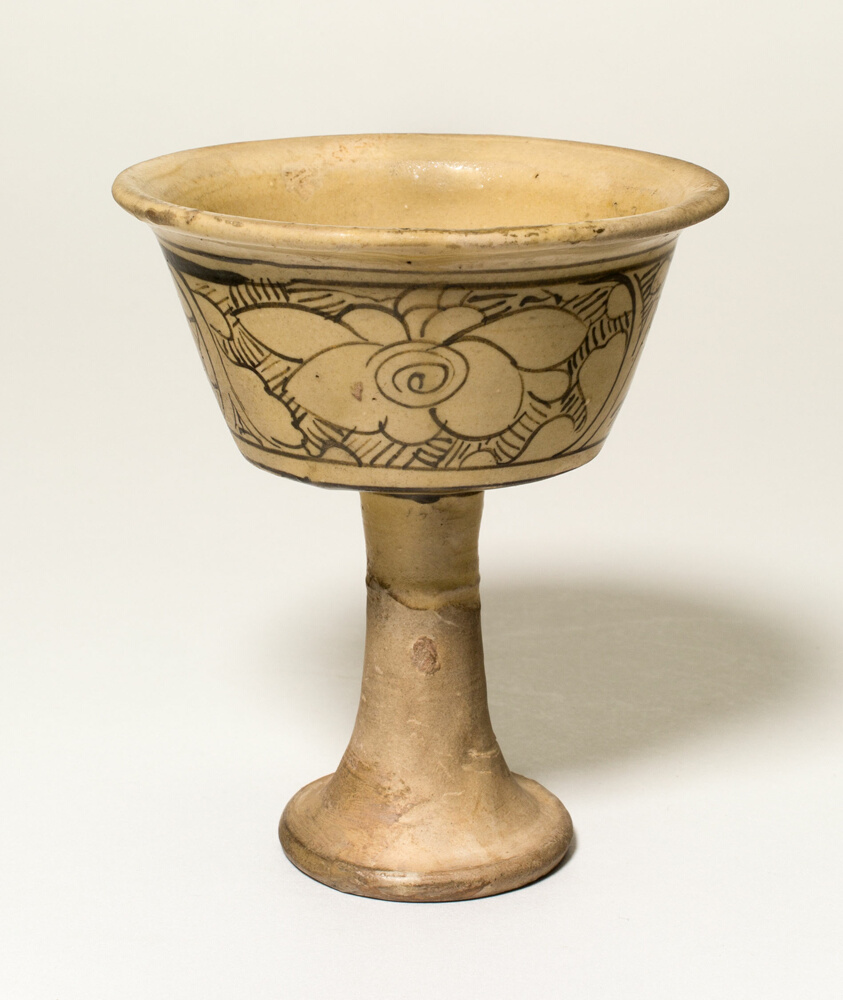 Stem Cup with Flowers