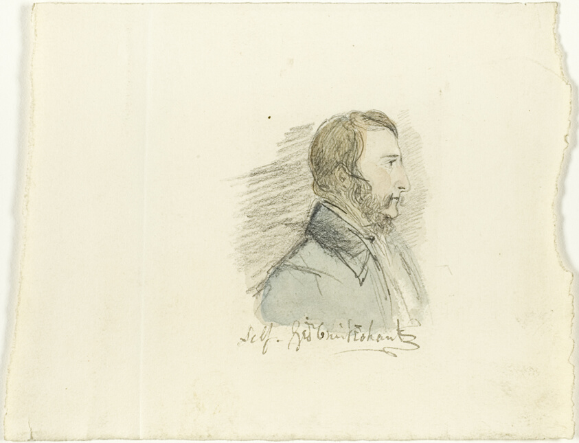 Self-Portrait in Profile