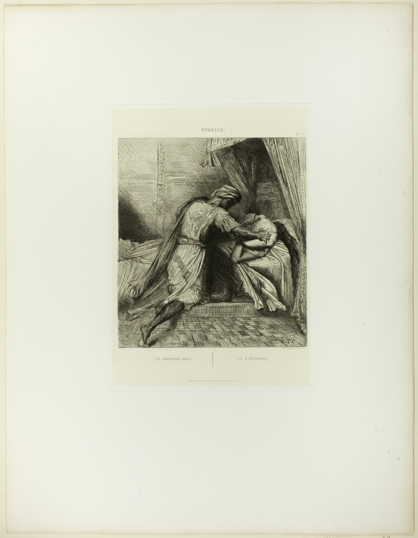 He Smothers Her, plate thirteen from Othello