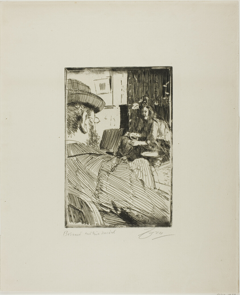 Albert Besnard and His Model