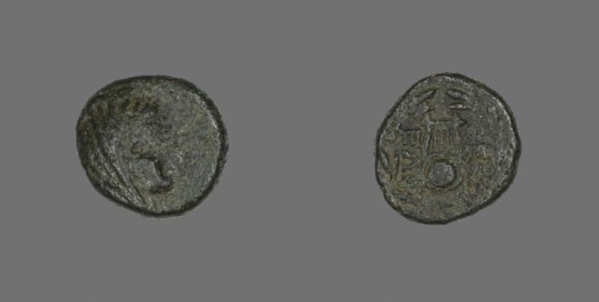Hemidrachm (Coin) Depicting a Female Head