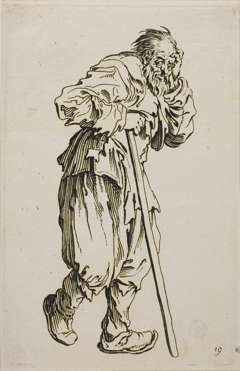 The Beggar on Crutches, plate sixteen from The Beggars