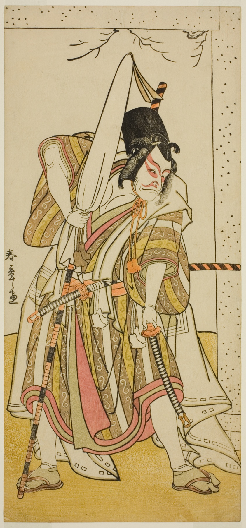 The Actor Ichikawa Ebizo III as Matsuo-maru in the Play Sugawara Denju Tenarai Kagami, Performed at the Ichimura Theater in the Seventh Month, 1776