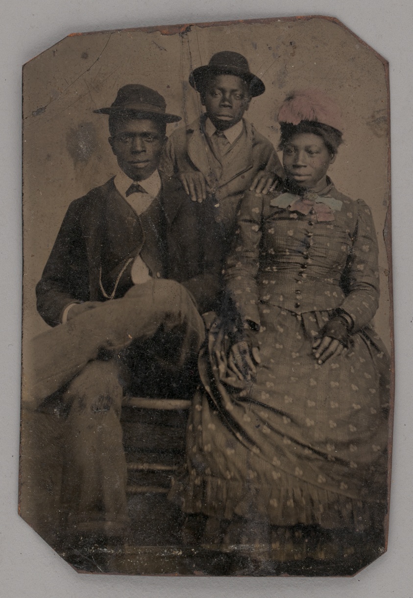 Untitled (Portrait of Two Young Men and One Young Woman)