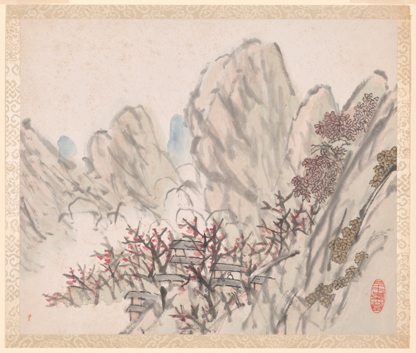 Album of Landscapes and Calligraphy for Liu Songfu
