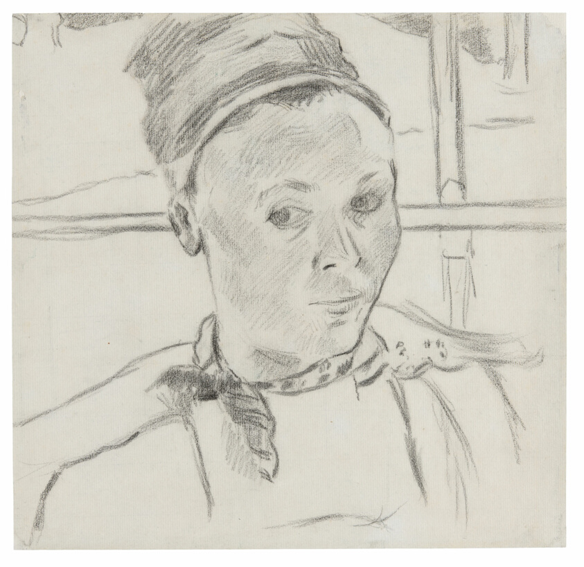 Bust of a Young Breton Woman (Possibly Marie Lagadu)