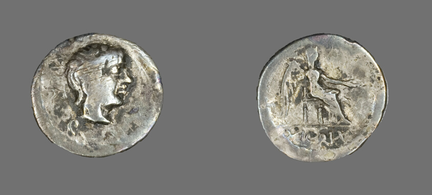Quinarius (Coin) Depicting Liberty