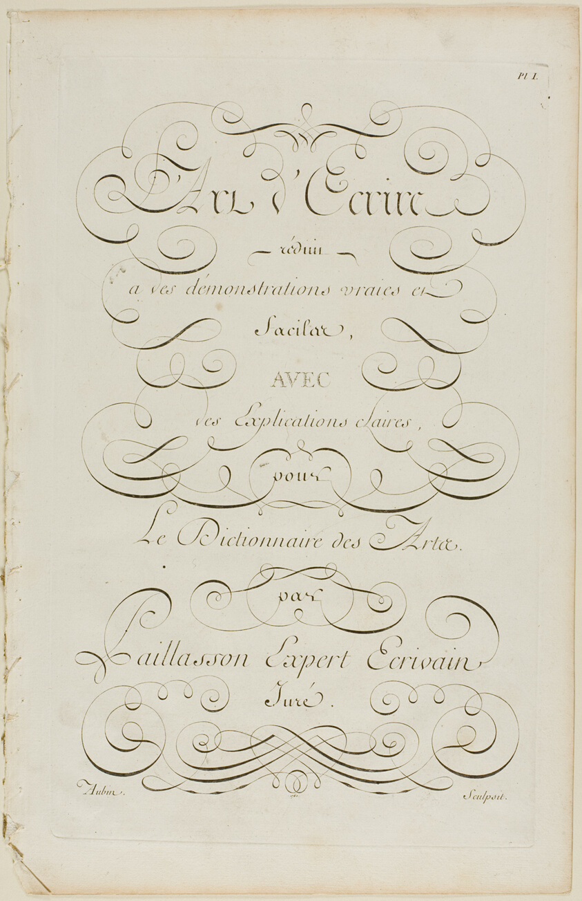 Art of Writing, from Encyclopédie