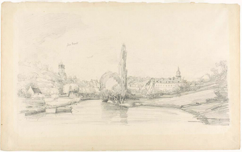 Canal Scene Near Brussels