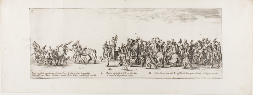 Plate Four, from Entrance of the Ambassador of Poland into Rome