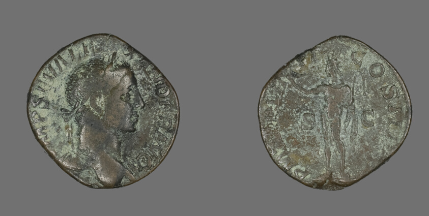Sestertius (Coin) Portraying Emperor Severus Alexander