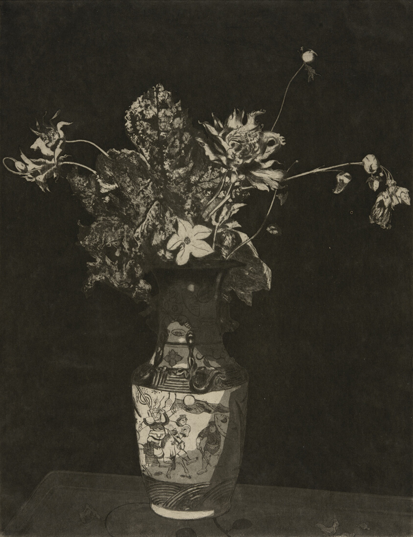 L'Agonie des Fleurs (Black and White Version)