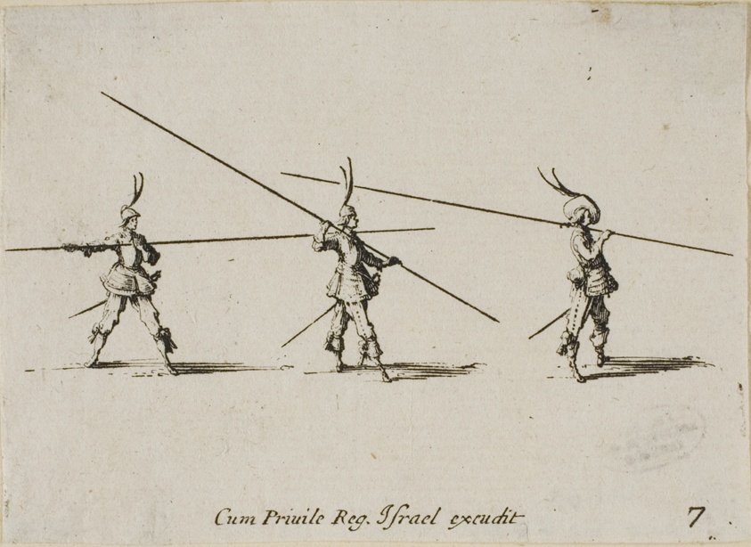 Drill with the Musket, plate seven from The Military Exercises
