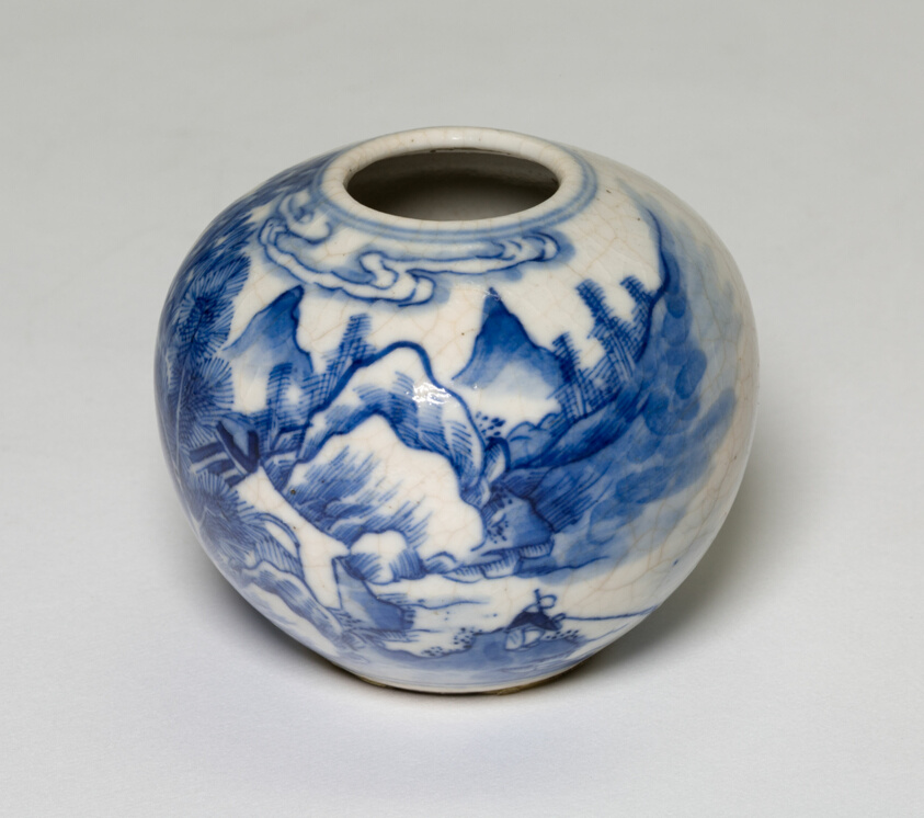 Miniature Jar with Landscape Scene