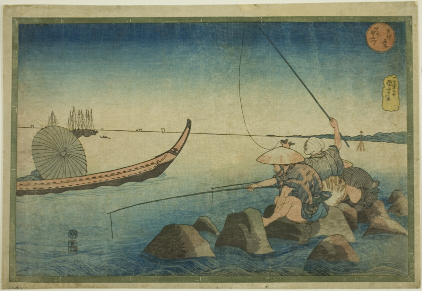Teppozu, from the series "Famous Places in the Eastern Capital (Toto meisho)"