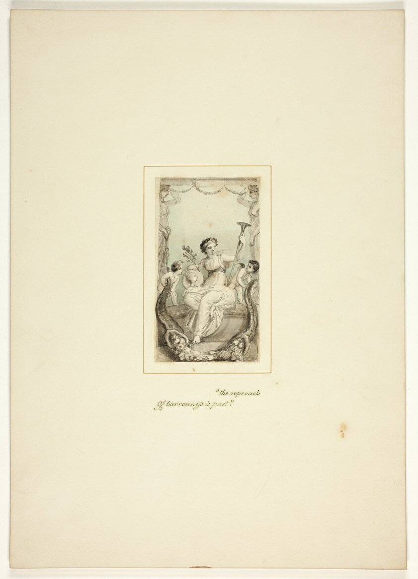 Study for a plate from The Task