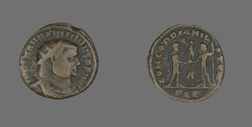 Follis (Coin) Portraying Emperor Maximian