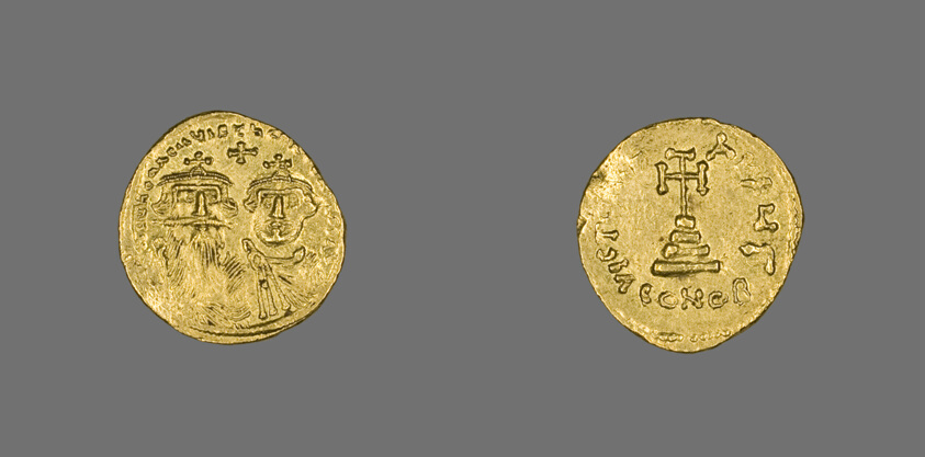 Solidus (Coin) of Heraclius and Heraclius Constantine