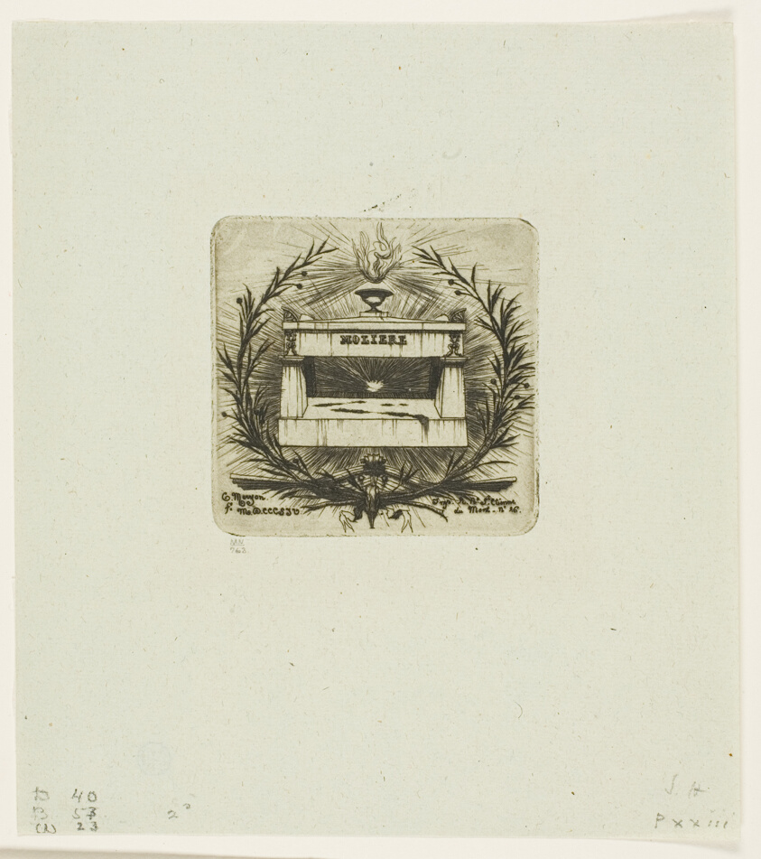 Molière's Tomb, Père-Lachaise Cemetery, Paris