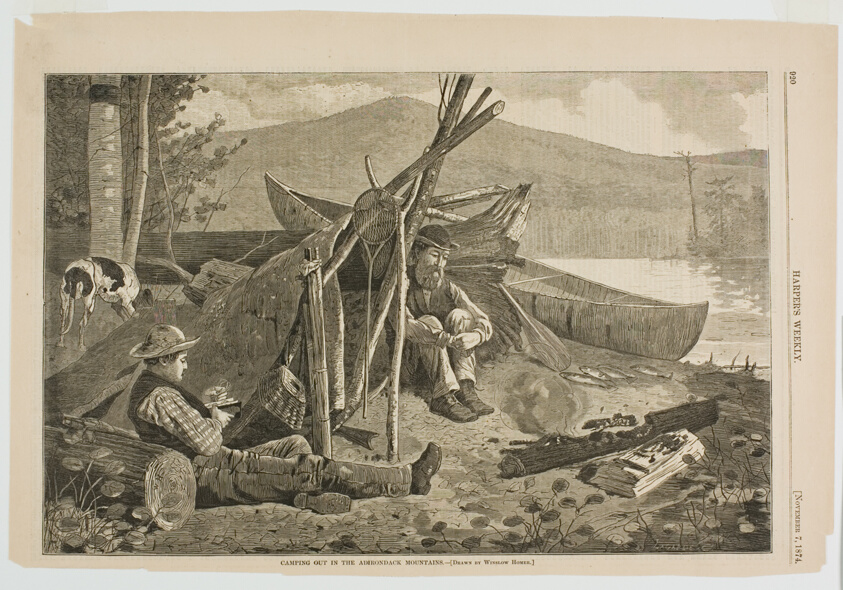 Camping Out in the Adirondack Mountains