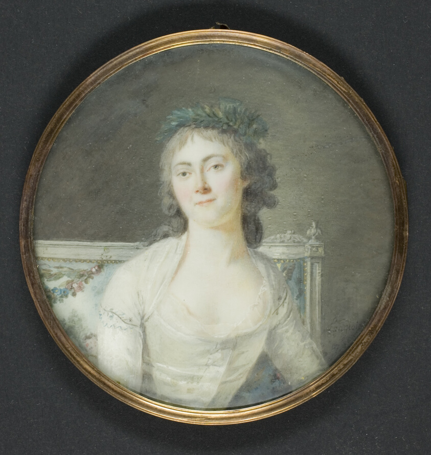 Portrait of Mlle de Saint-Ange