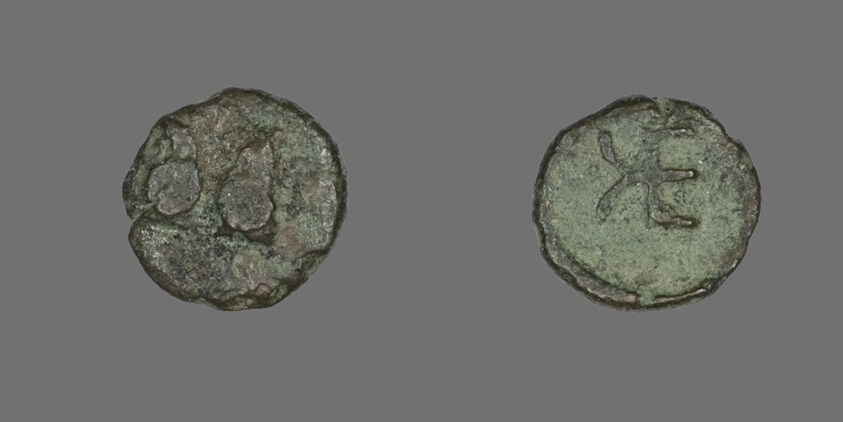 Coin Depicting Two Rams