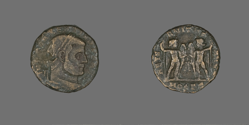 Coin Portraying Emperor Maxentius