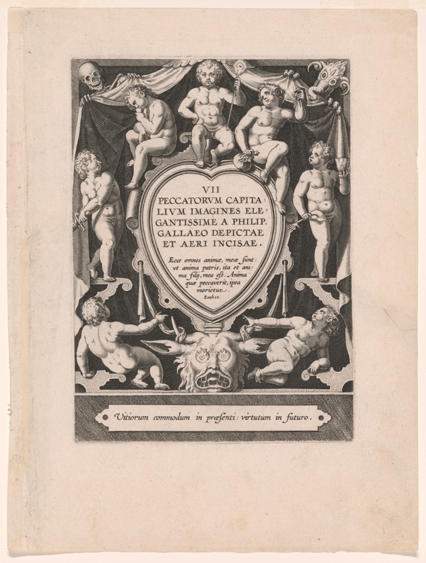 Title page, from The Seven Vices