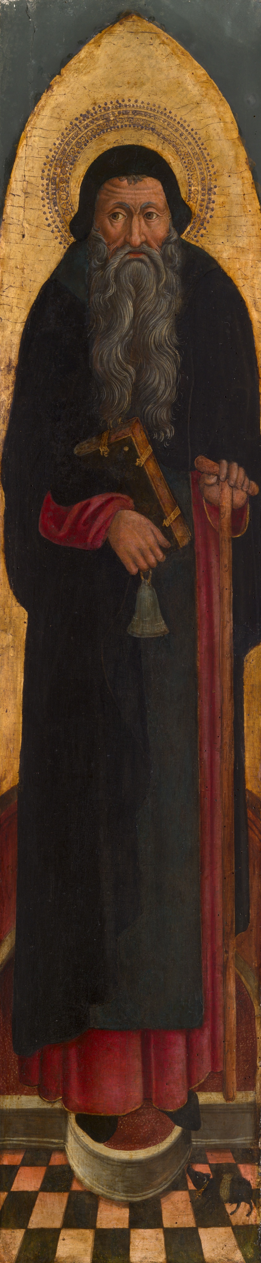 Panels from the Altarpiece of The Assumption of the Virgin with Saints: Saint Anthony Abbot