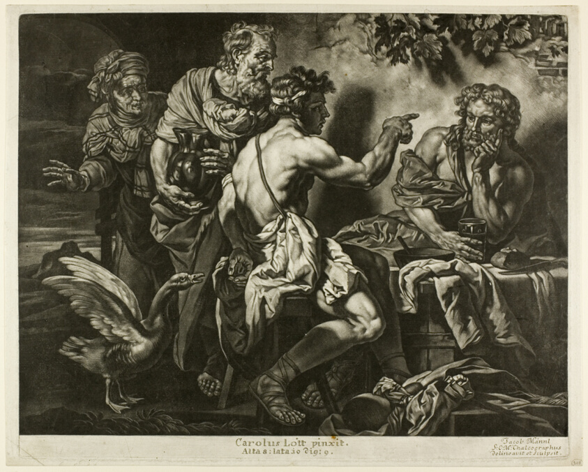 Jupiter and Mercury with Philemon and Baucis