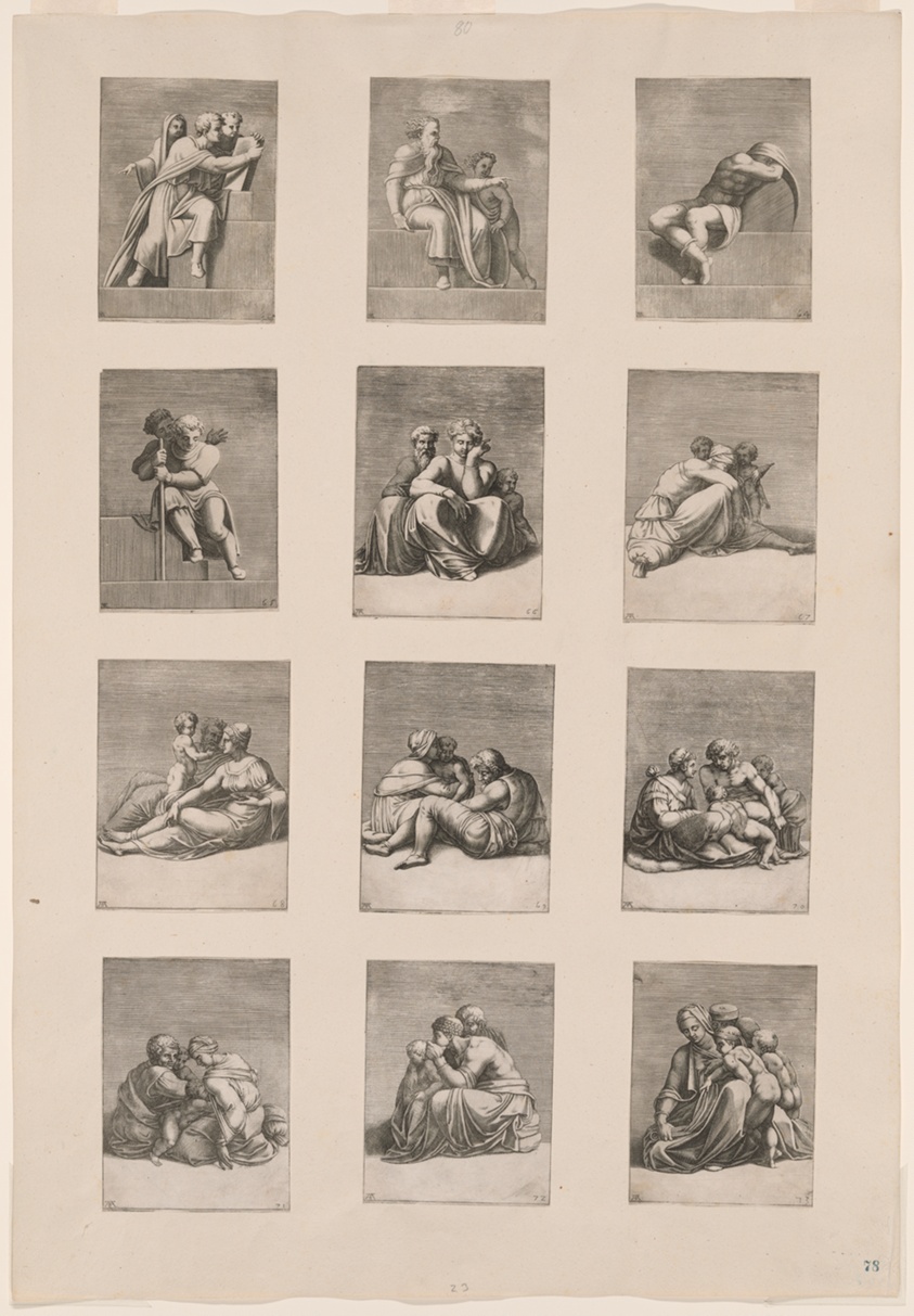 Figures from the Ceiling of the Sistine Chapel