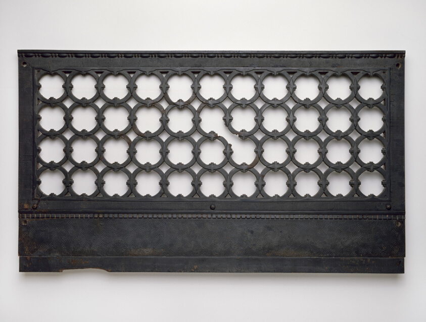 Marquette Building: Elevator Grille Base