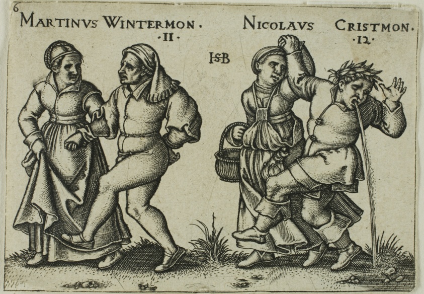 November and December, plate 6 from The Peasants' Feast, or The Twelve Months
