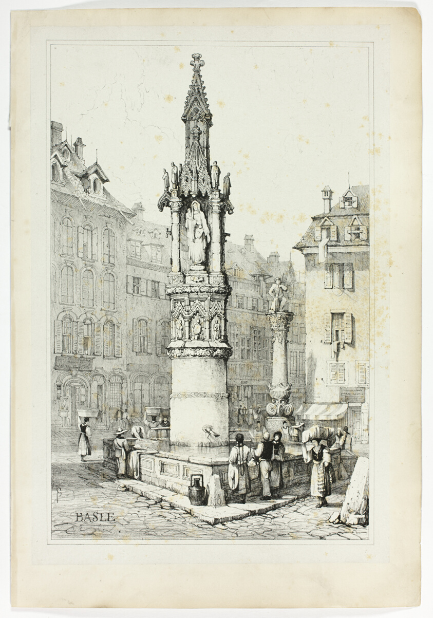 Basle, from Facsimiles of Sketches made in Flanders and Germany