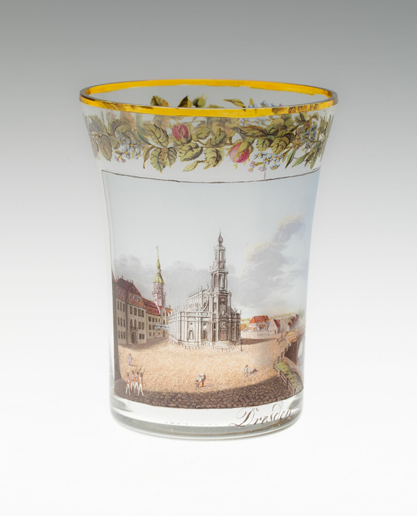 Beaker with a view of Dresden