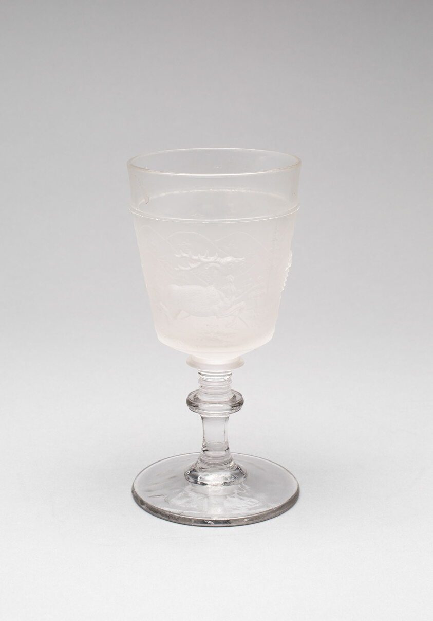 Westward Ho!/Pioneer Goblet (one of a set of four)