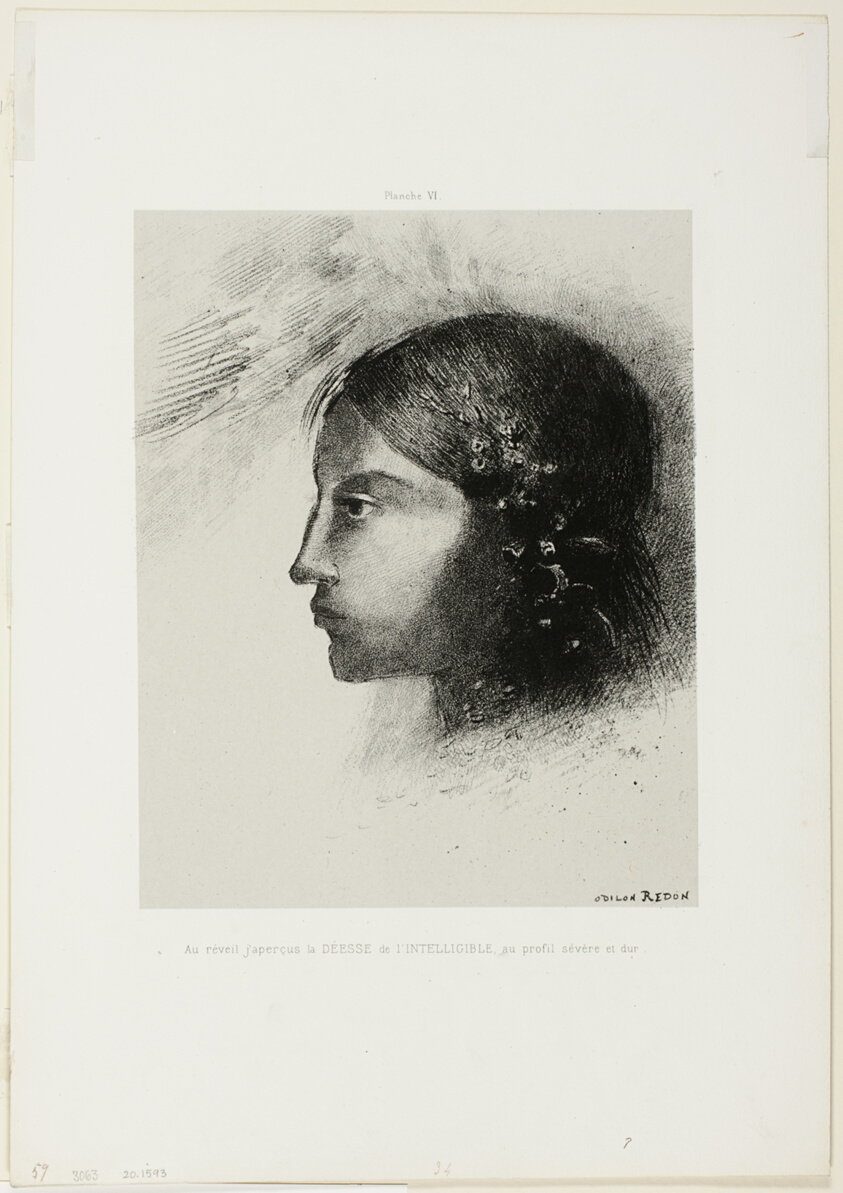 Upon Awakening I Saw the Goddess of the Intelligible With Her Severe and Hard Profile, plate 6 of 6