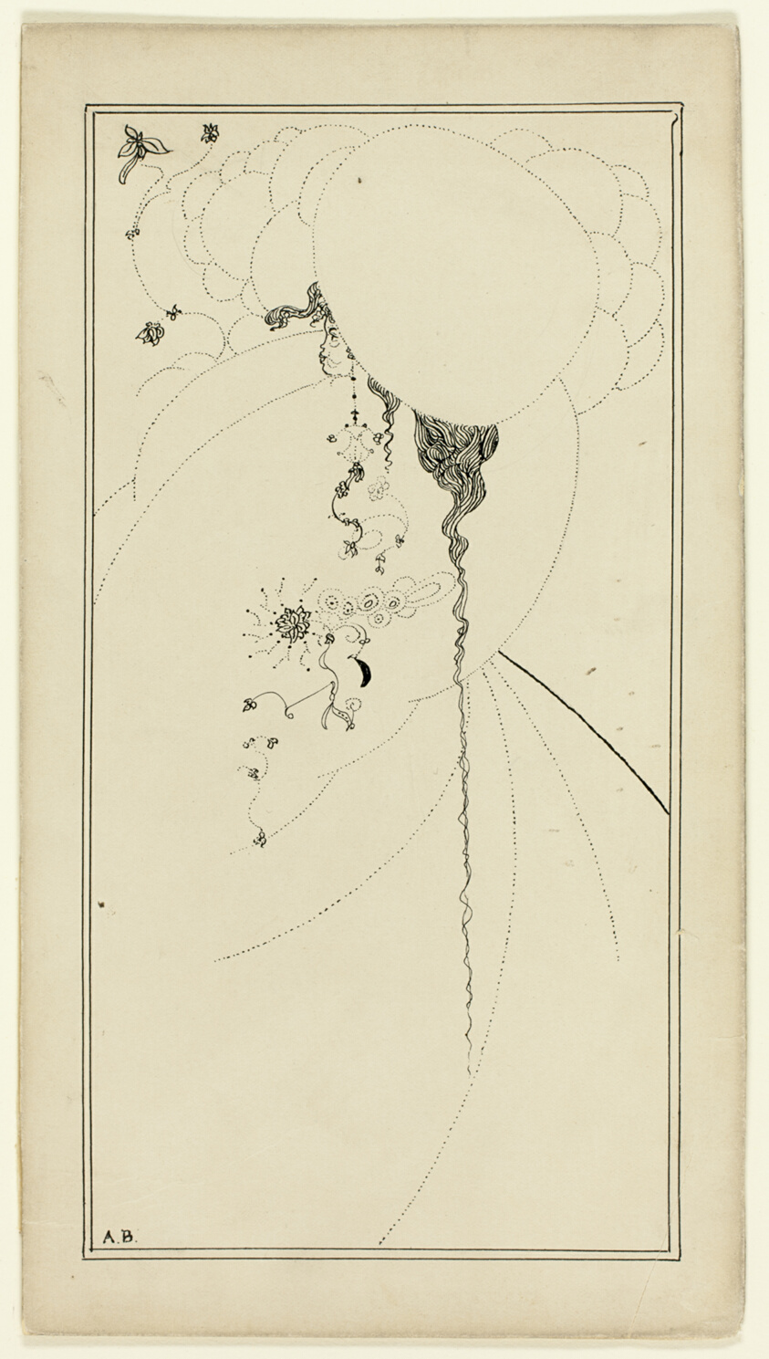 Female Figure with Large Hat