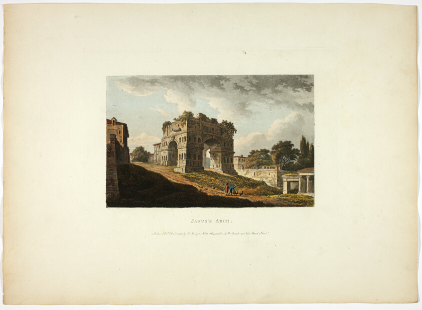 Janus's Arch, plate twenty from A Select Collection of Views and Ruins in Rome and its Vicinity